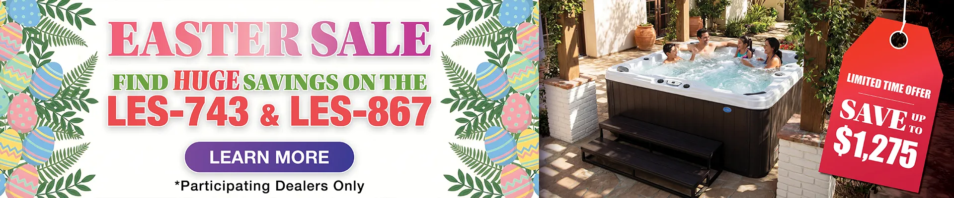 Calspas hot tub being used in a family setting - Crowley