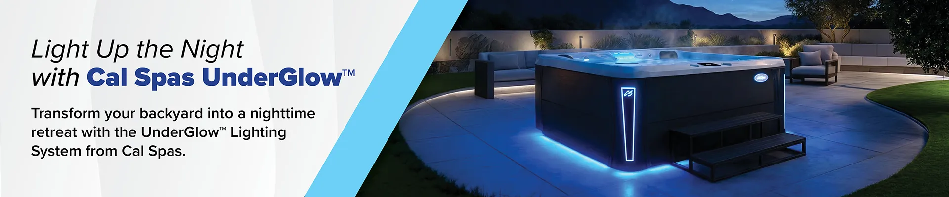 Calspas hot tub being used in a family setting - Crowley